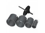 Dedra Ded1518 Set Di Frese E Punzoni Con Punta In Tungsteno 33, 53, 67, 73 Mm