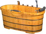 Vasca Da Bagno In Legno Vasca Da Bagno Relax Vasca Da Bagno In Legno Vasca Da Bagno Benessere 145X75 Cm