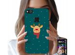 Custodia Per Huawei P10 Lite - Renna Su Sfondo Verde Motivi Festivi