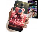 Custodia Per Huawei Mate 20 Lite - Orsacchiotto Rosa Regalo Di Famiglia + Lamina