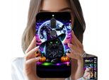 Custodia Per Huawei Mate 10 Lite - Gatto Nero Halloween Salem Pumpkin Designs