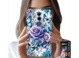 Custodia Per Huawei Mate 20 Lite - Design Floreale Custodia Rose + Vetro