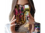 Custodia Per Huawei Mate 10 Lite - Strada Pittoresca Con Caffè + Vetro