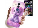Custodia Per Huawei Mate 20 Lite - Simpatico Elefante Su Sfondo Rosa + Pellicola