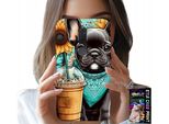 Custodia Per Huawei Mate 10 Lite - Bulldog Coffi Love, Girasoli, Custodia Psi