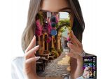 Custodia Per Huawei Mate 20 Lite - Strada Pittoresca Con Caffè + Vetro