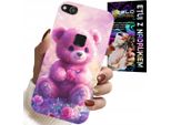 Custodia Per Huawei P9 Lite 2016 - Simpatico Orsetto Su Sfondo Rosa, Custodia + Pellicola