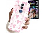 Custodia Per Huawei Mate 20 Lite - Custodia Con Nastri Rosa E Design Alla Moda