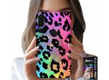 Custodia Per Huawei P20 Pro - Vetro Posteriore Colorato Con Stampa Leopardo Arcobaleno