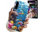 Custodia Per Huawei P30 - Barriera Corallina, Pesci Colorati E Mondo Sottomarino