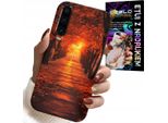 Custodia Per Huawei P30 - Parco, Autunno, Foglie Che Cadono, Retro