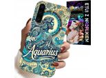 Custodia Per Huawei P30 - Segno Zodiacale, Acquario, Retro Astronomico