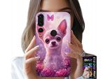 Custodia Per Huawei P20 Pro - Simpatico Chihuahua Su Sfondo Rosa Con Fiori