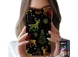 Custodia Per Huawei P30 - Renna, Fiocco Di Neve, Albero Di Natale + Vetro