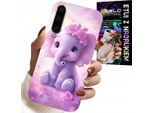 Custodia Per Huawei P30 - Simpatico Elefante Su Sfondo Rosa Custodia + Pellicola