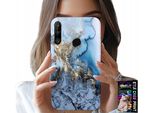 Custodia Per Huawei P30 Lite - Design Femminile In Marmo + Vetro