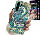 Custodia Per Huawei P30 Pro - Segno Zodiacale, Acquario, Retro Astronomico
