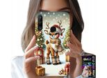 Custodia Per Huawei P30 Lite - Renna, Disegni Natalizi + Vetro