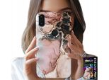 Custodia Per Huawei P Smart 2019 - Elegante Design Di Moda In Marmo + Vetro