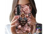 Custodia Per Huawei P Smart 2021 - Design Femminile Custodia A Cuore Con Lucchetto + Vetro