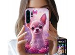 Custodia Per Huawei P30 Pro - Simpatico Chihuahua Su Sfondo Rosa Con Fiori