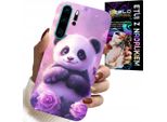 Custodia Per Huawei P30 Pro - Dolce Panda Disegni Per Bambini + Film