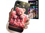 Custodia Per Huawei Y5 2018 - Rosa Orsacchiotto Regalo Di Famiglia + Foglio Di Alluminio