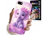 Custodia Per Huawei Y5 2018 - Simpatico Elefante Su Sfondo Rosa Custodia + Pellicola
