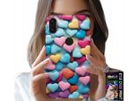 Custodia Per Huawei P Smart 2019 - Cuori Colorati Personalizzabili