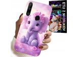 Custodia Per Huawei P30 Lite - Simpatico Elefante Su Sfondo Rosa Custodia + Pellicola