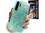 Custodia Per Huawei P30 Pro - Motivi Marmorizzati + Pellicola Idrogel