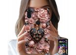 Custodia Per Huawei Y7 2019 - Design Femminile Custodia A Cuore Con Lucchetto + Vetro