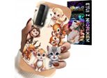 Custodia Per Huawei P Smart 2021 - Custodia Per Bambini Con Animali Della Foresta