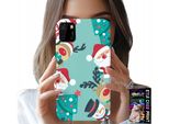 Custodia Per Huawei Y5P - Disegni Natalizi Babbo Natale, Renna Pupazzo Di Neve