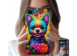 Custodia Per Huawei Y5 2018 - Motivi Floreali Cane York Posteriore
