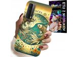 Custodia Per Huawei P Smart 2021 - Segno Zodiacale, Pesci Astronomia + Lamina