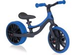Globber Go Bike Elite Duo - Balance Bike Per Bambini, Pneumatici Tpe Da 10 Pollici, Sella Regolabile In Altezza, Blu Scuro