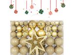 Baubles Natalizi 100 Pezzi Decorazioni Natalizie In Plastica Decorazioni Natalizie, Oro