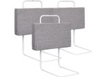 Parapetto Per Letto Parapetto Per Letto 150Cm Protezione Anticaduta Per Bambini Parapetto Per Letto Per Bambini Regolabile In Altezza Protezione Laterale Regolabile A 5 Fori 3 Pezzi Grigio