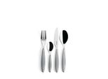 Guzzini Set Di Posate Feeling Per 6 Persone Grigio 24 El.