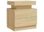 Syfax™ Comodino Rovere Sonoma 45X35X52 Cm In Legno Multistrato