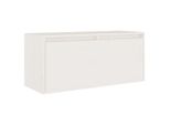 Syfax™ Pensile Bianco 80X30X35 Cm In Legno Massello Di Pino