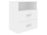 Syfax™ Comodino Bianco 50X32X60 Cm