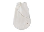 Sacco A Pelo Per Neonati Seashells Oyster 70 Cm - In Cotonelogico - Mussola Certificata Gots E OEKO-TEX Standard 100 - Bianco