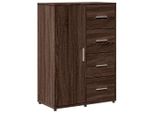 Syfax™ Credenza Rovere Marrone 60X31X84 Cm In Legno Multistrato