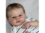 46Cm Bambole Reborn Elijah Già Dipinte Bambino Neonato 3D Pelle Di Pittura Con Vene Visibili Bebe Reborn Bambole D'arte Fatte A Mano