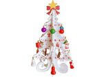 Decorazione Natalizia Mini Albero Di Natale Decorazione Da Tavolo Piccolo Albero Di Natale Decorazione Da Tavolo Ornamenti Natalizi In Legno Albero Di Natale Da Tavolo