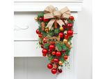 Ghirlanda Di Natale Per Porta Ghirlanda Artificiale, Ghirlanda Di Natale Per Porta D'ingresso, Ghirlanda Di Natale Per Porta Decorazione Di Natale Per Finestre A Muro