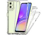 Custodia Trasparente Per Samsung Galaxy A06, Custodia Antiurto In Tpu E Pc Ibrido Trasparente