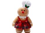 Cuscino Di Pan Di Zenzero, Natale, 30 Cm, Decorazione In Cartone Animato Di Pan Di Zenzero, Simpatica Decorazione Natalizia In Resina Di Pan Di Zenzero, Regalo Per Bambini, Donna